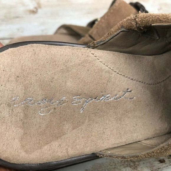 EASY SPIRIT PIERSON WOMEN'S SIZE 6 M BROWN LEATHER MULES CLOGS - Picture 2 of 10